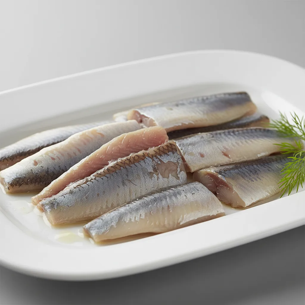 Matjes herring fillets (drained)