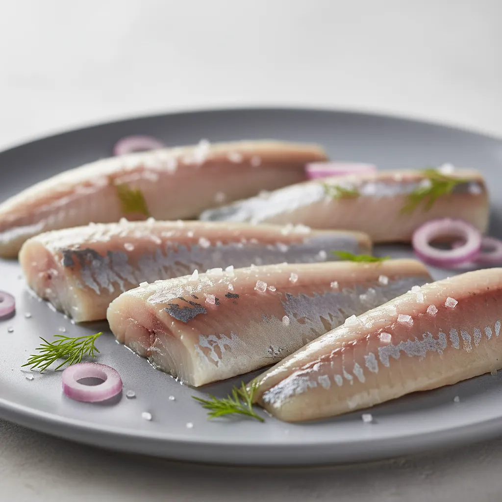 Salted herring (matjas) - fillets