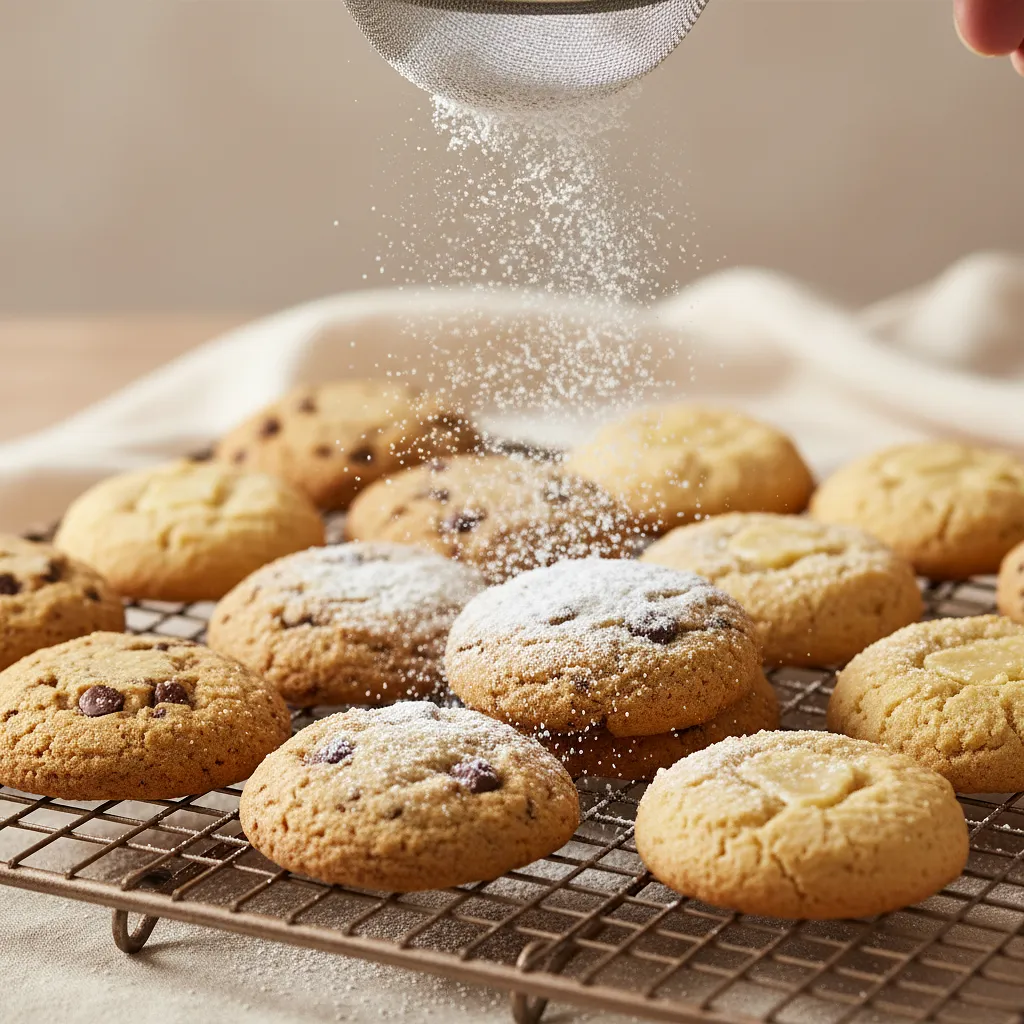 Powdered sugar for dusting