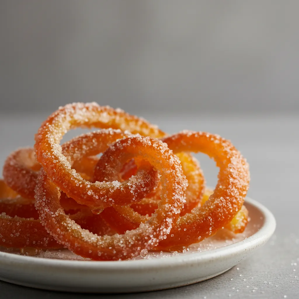 Candied orange peel (optional)