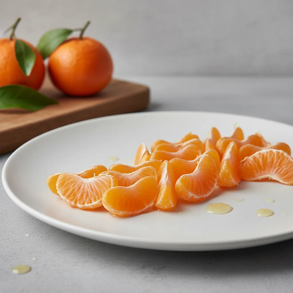 Mandarynki świeże (obrane, plastry)