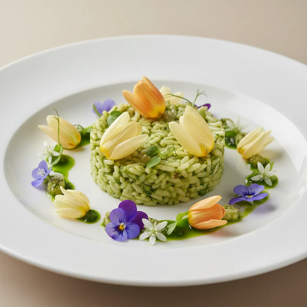 Edible flowers (optional)