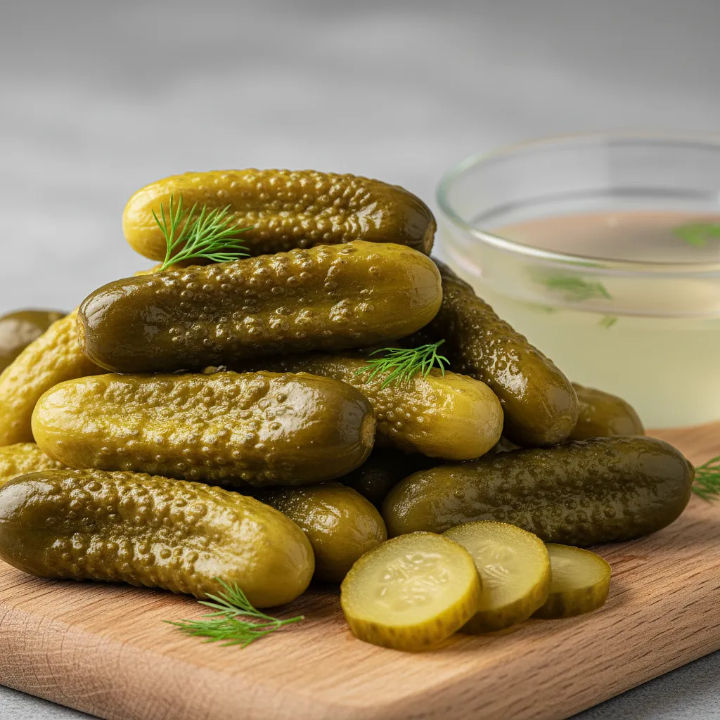 Pickled cucumber (gherkins)
