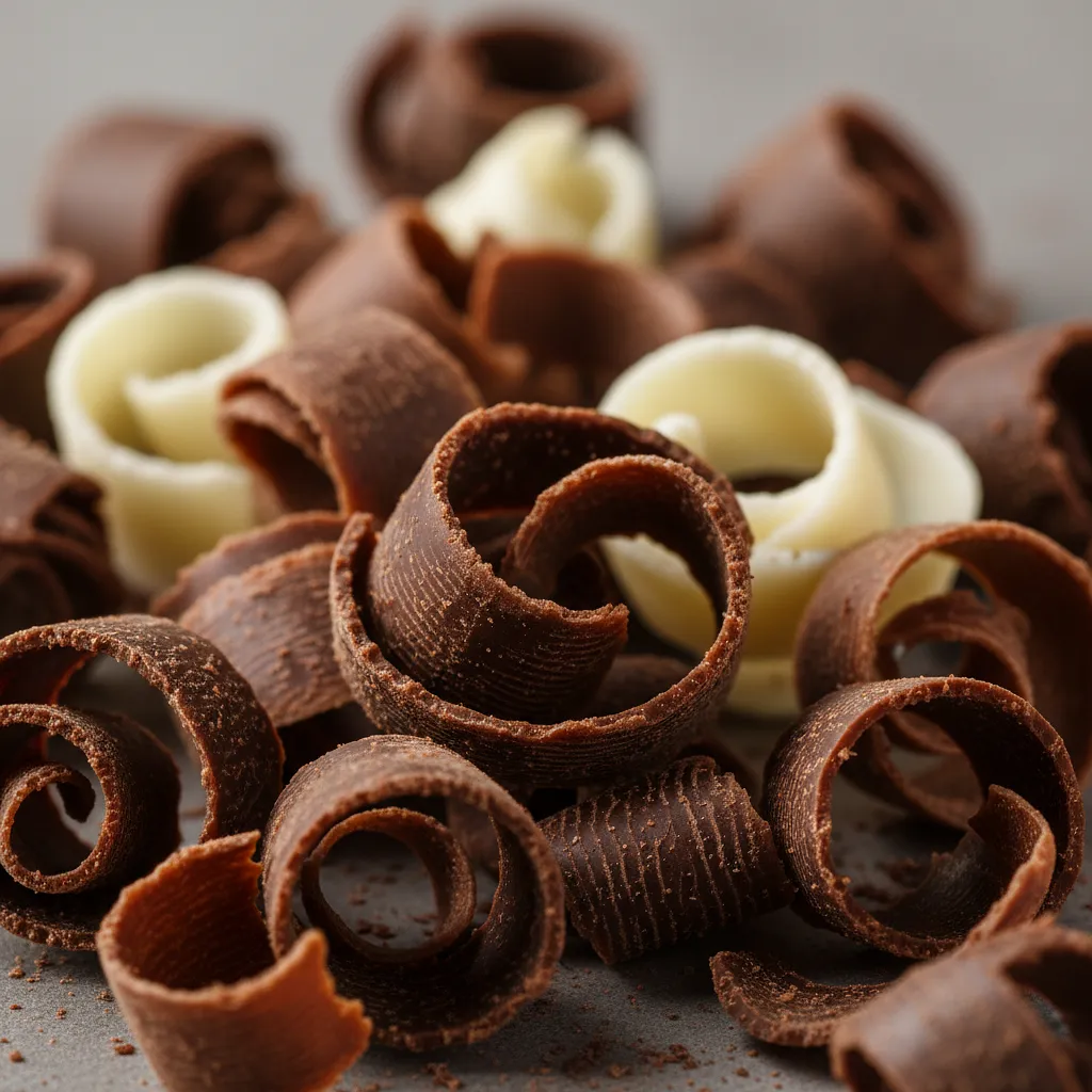 Chocolate shavings (decoration)