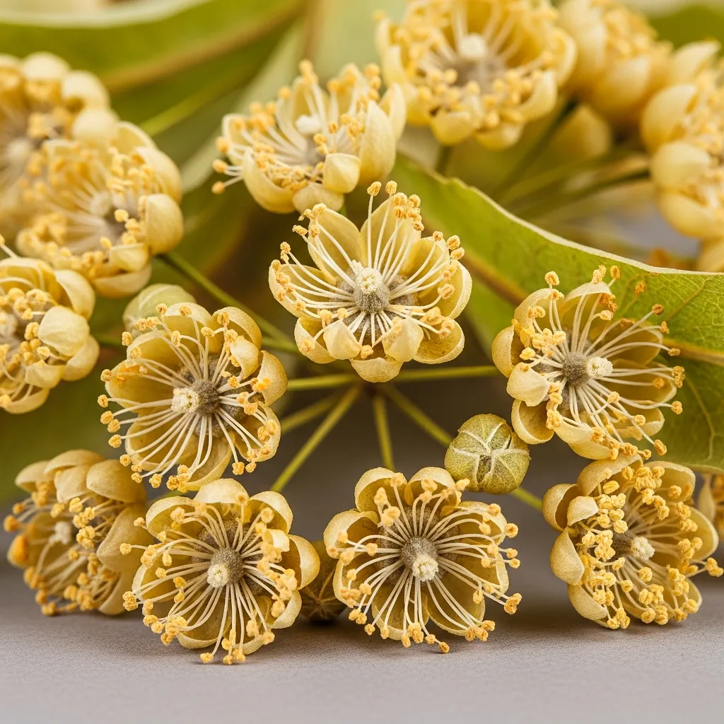 Dried linden flowers