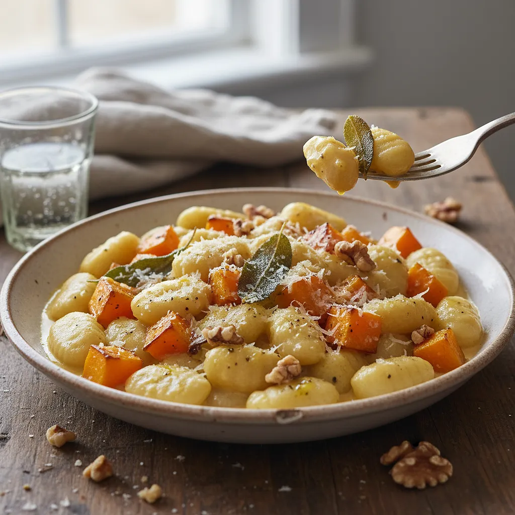Creamy Gnocchi with Roasted Pumpkin, Sage, and Walnuts - photo 1