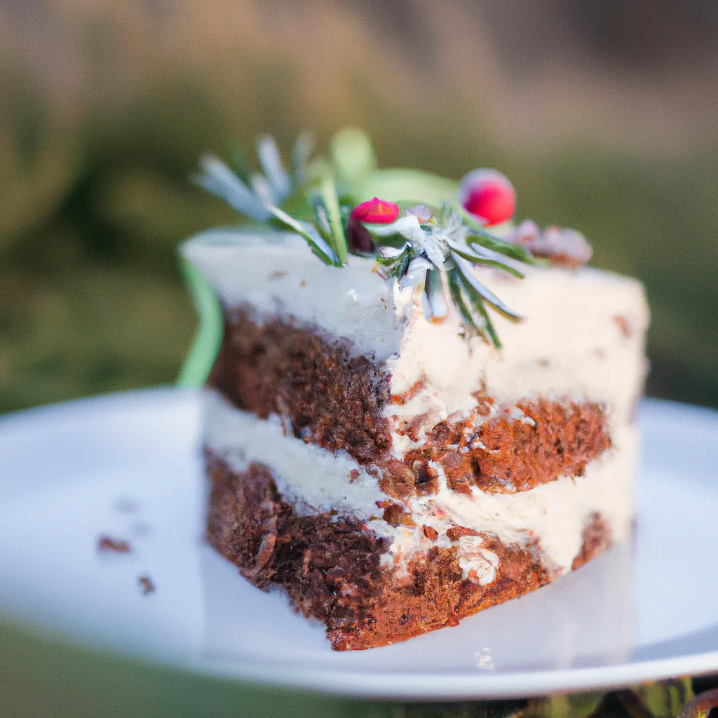 Winter Forest - Spiced Chocolate Cake with White Chocolate Cream - photo 1