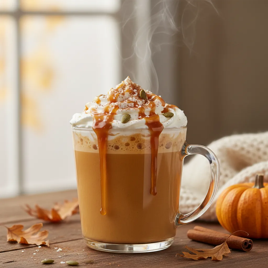 Korzenne Latte z Dynią i Solonym Karmelem - zdjęcie 1