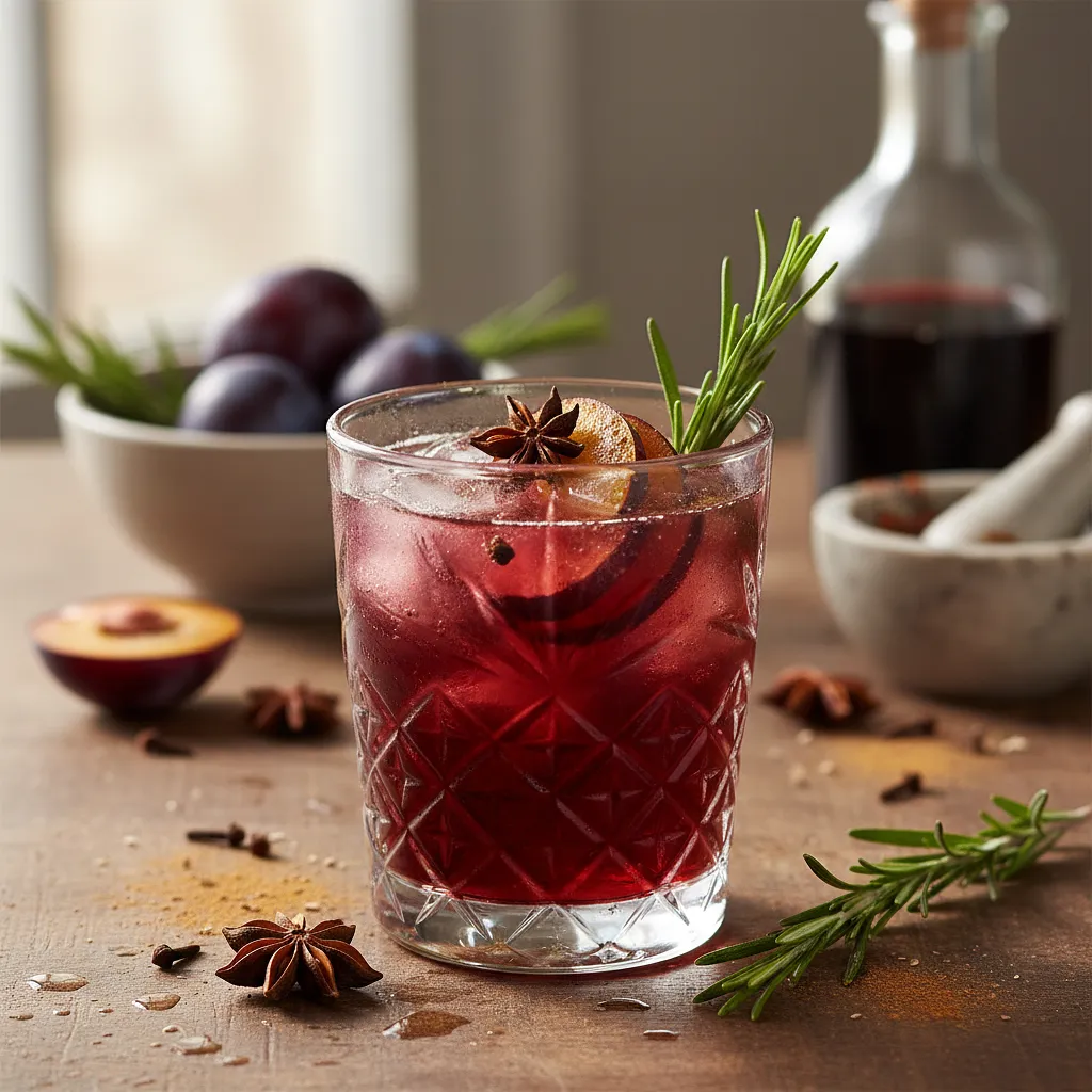 Korzenny Shrub Śliwkowy z Rozmarynem - zdjęcie 1