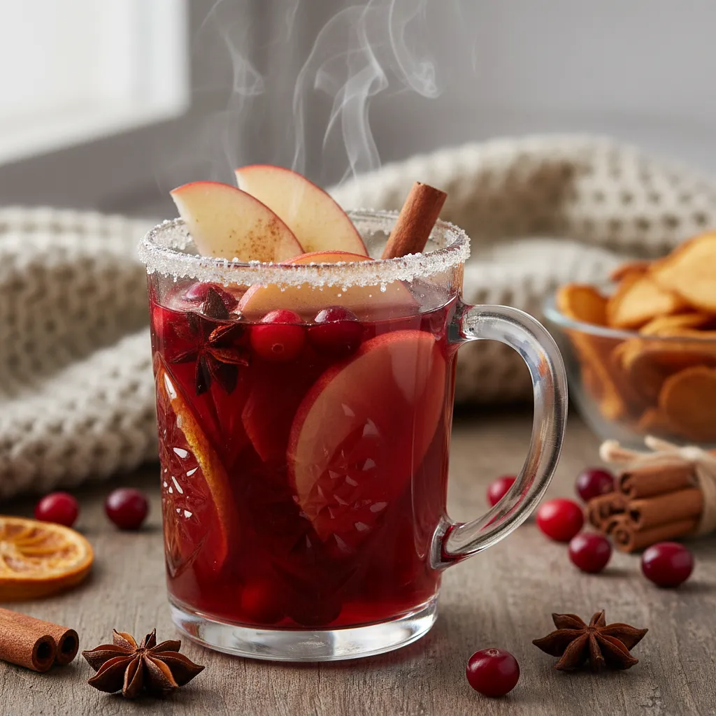 Korzenny Grzaniec Jabłkowo-Żurawinowy (bezalkoholowy) - zdjęcie 1