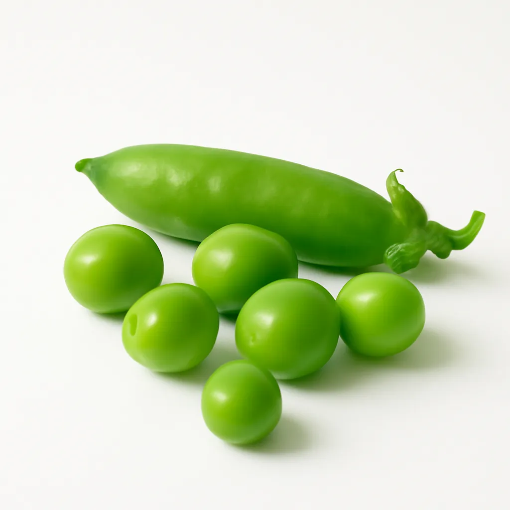 Fresh green peas