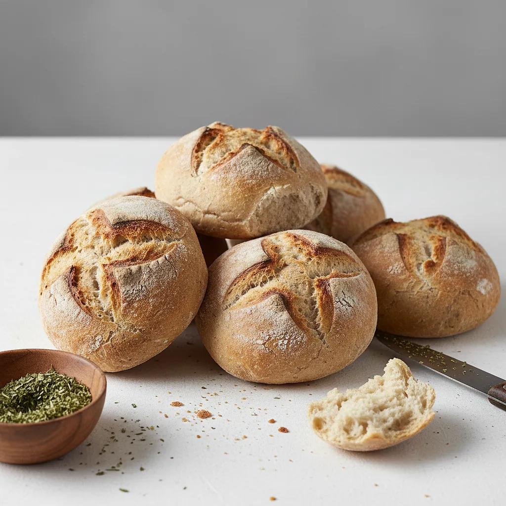 Czerstwe bułki typu kajzerka