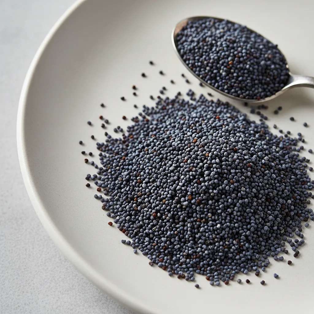 Blue poppy seeds