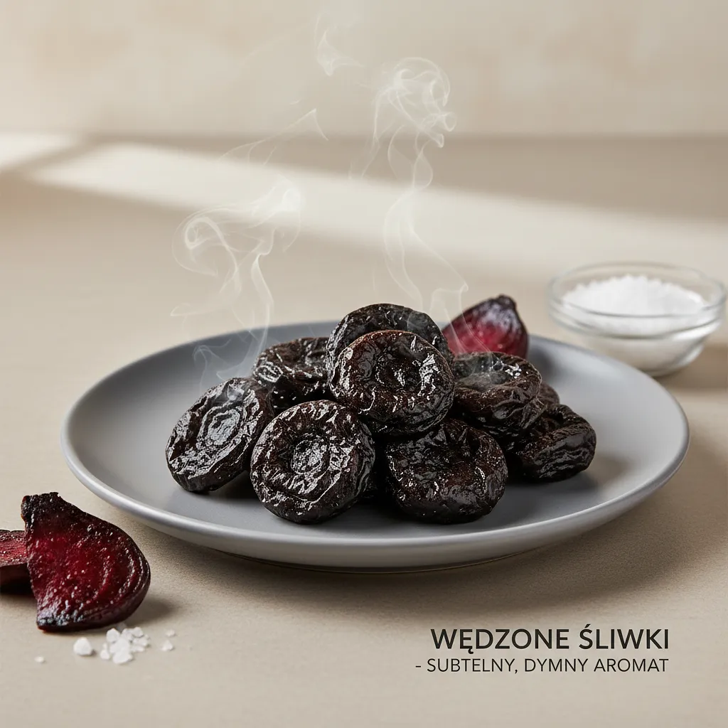 Smoked dried plums