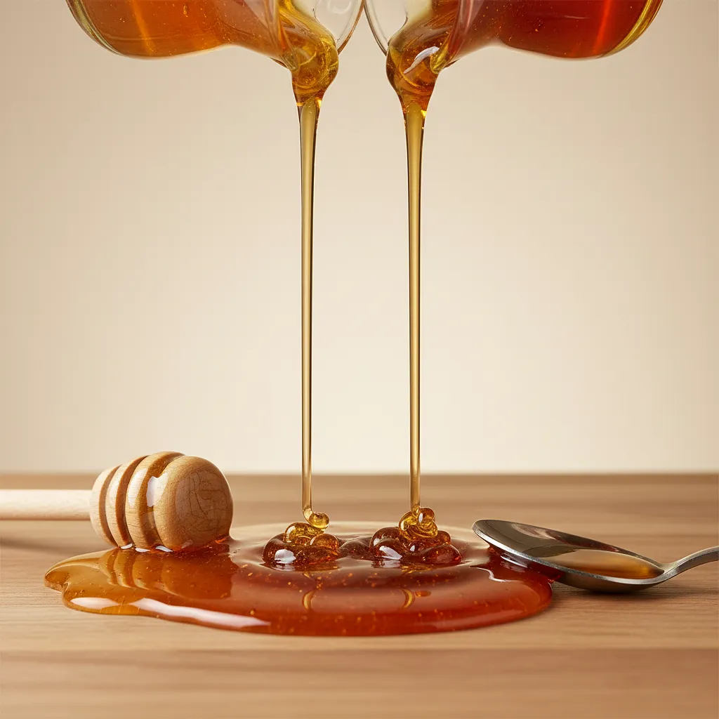 Honey or maple syrup