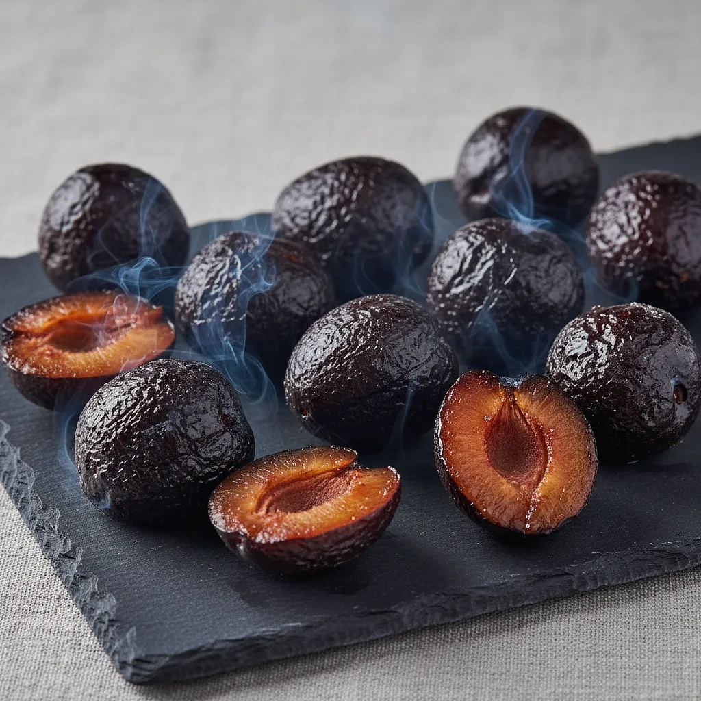 Smoked plums