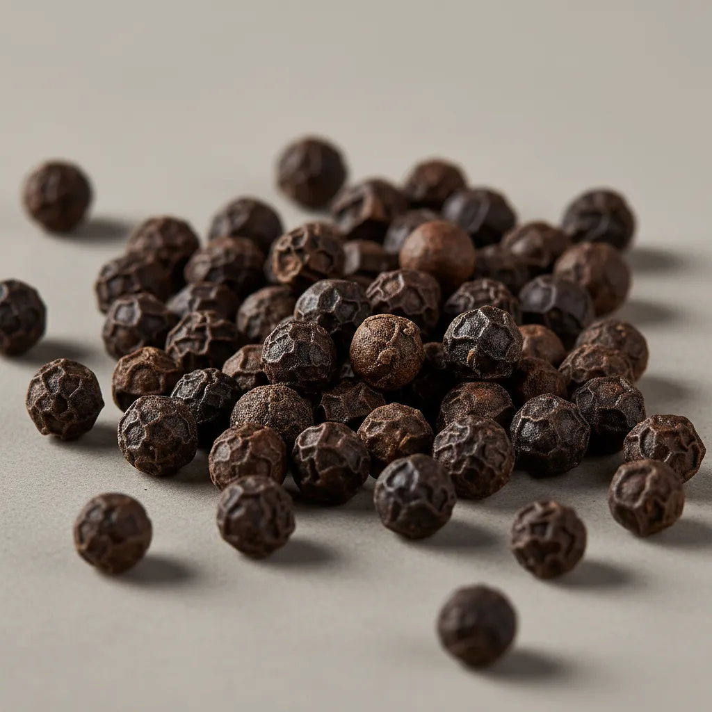 Black peppercorns