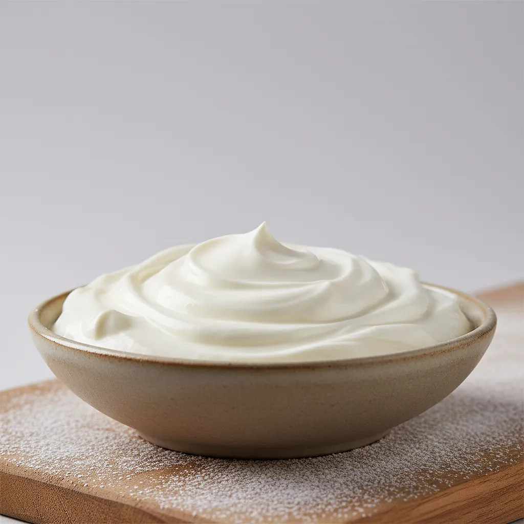 Thick natural yogurt (e.g. Greek)