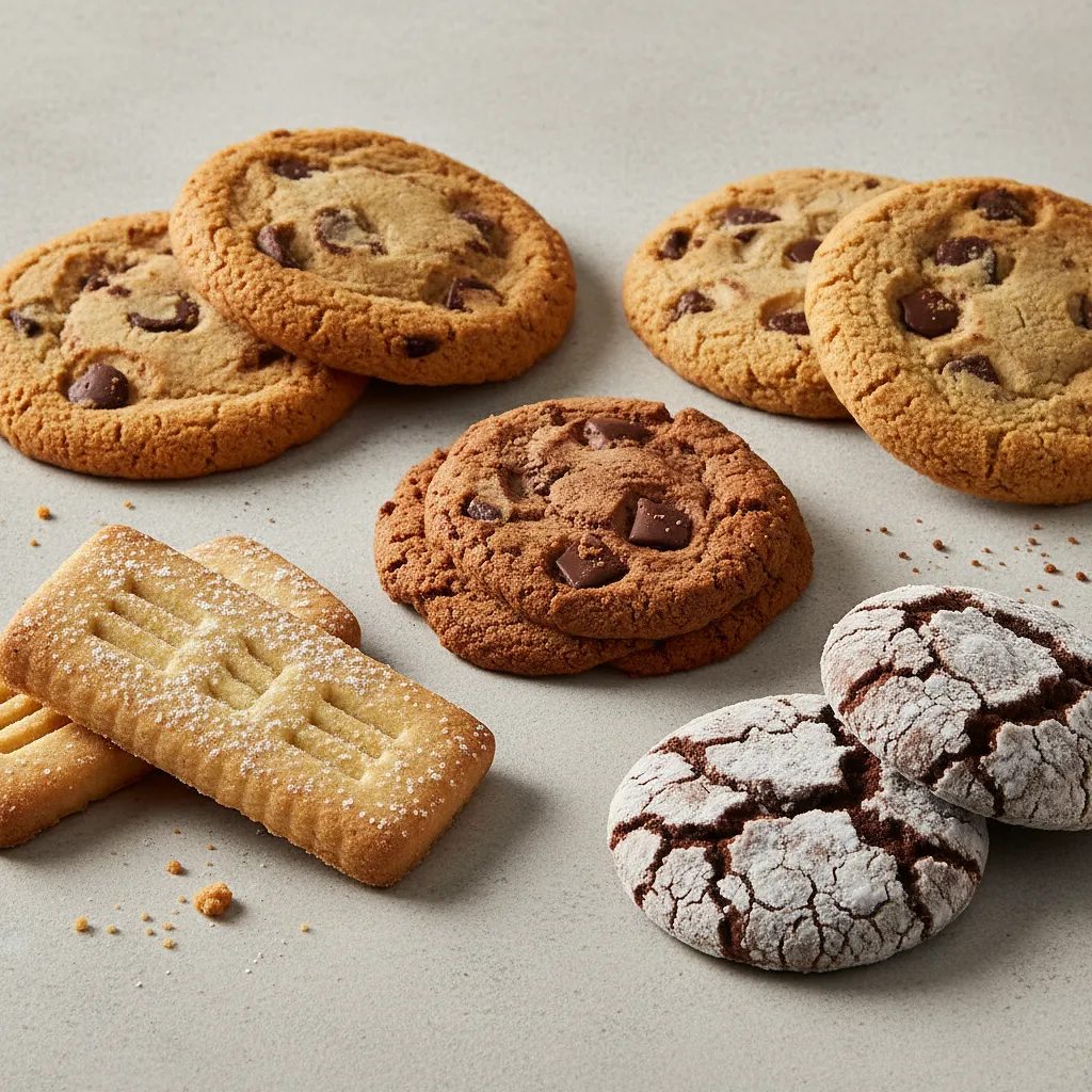 Crispy cookies or ladyfingers