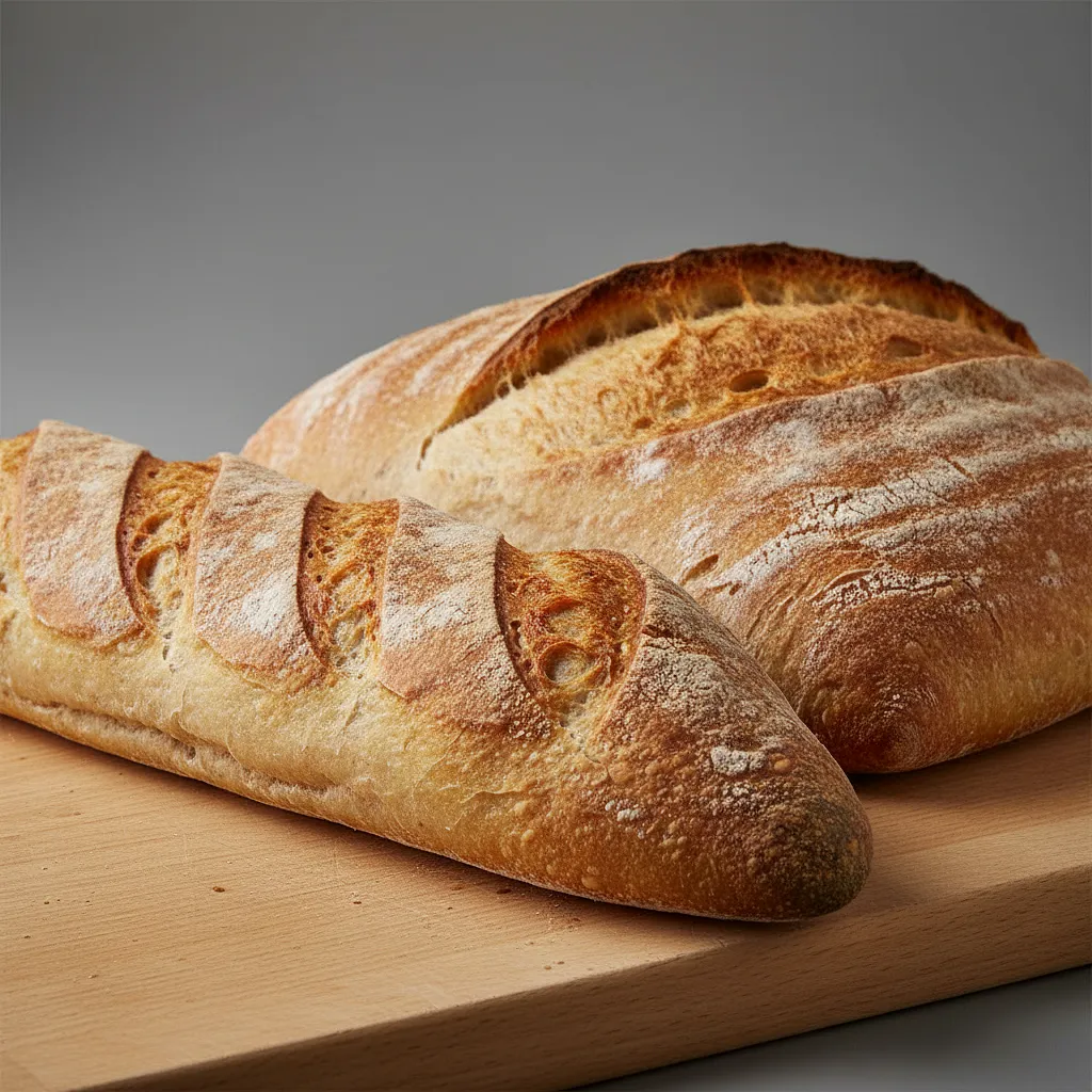 Baguette or ciabatta