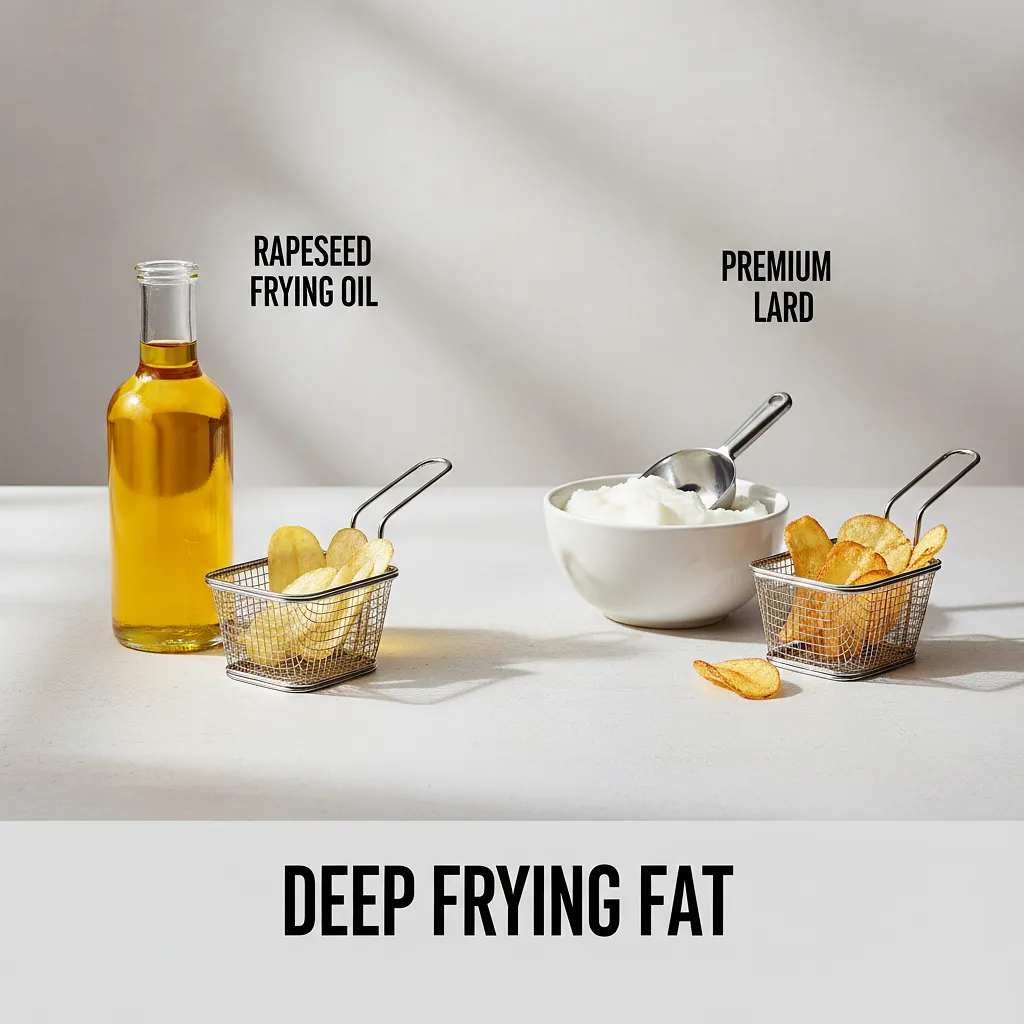 Rapeseed oil or lard for frying