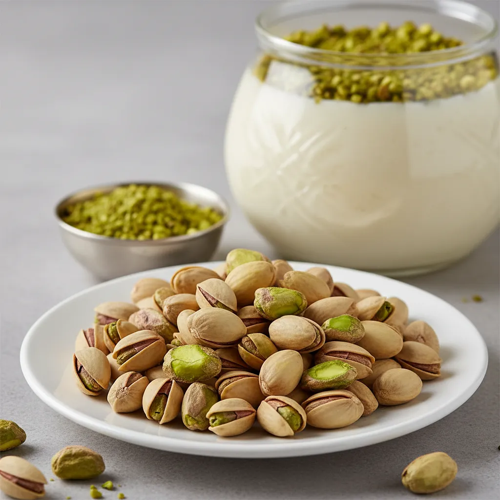 Shelled, unsalted pistachios