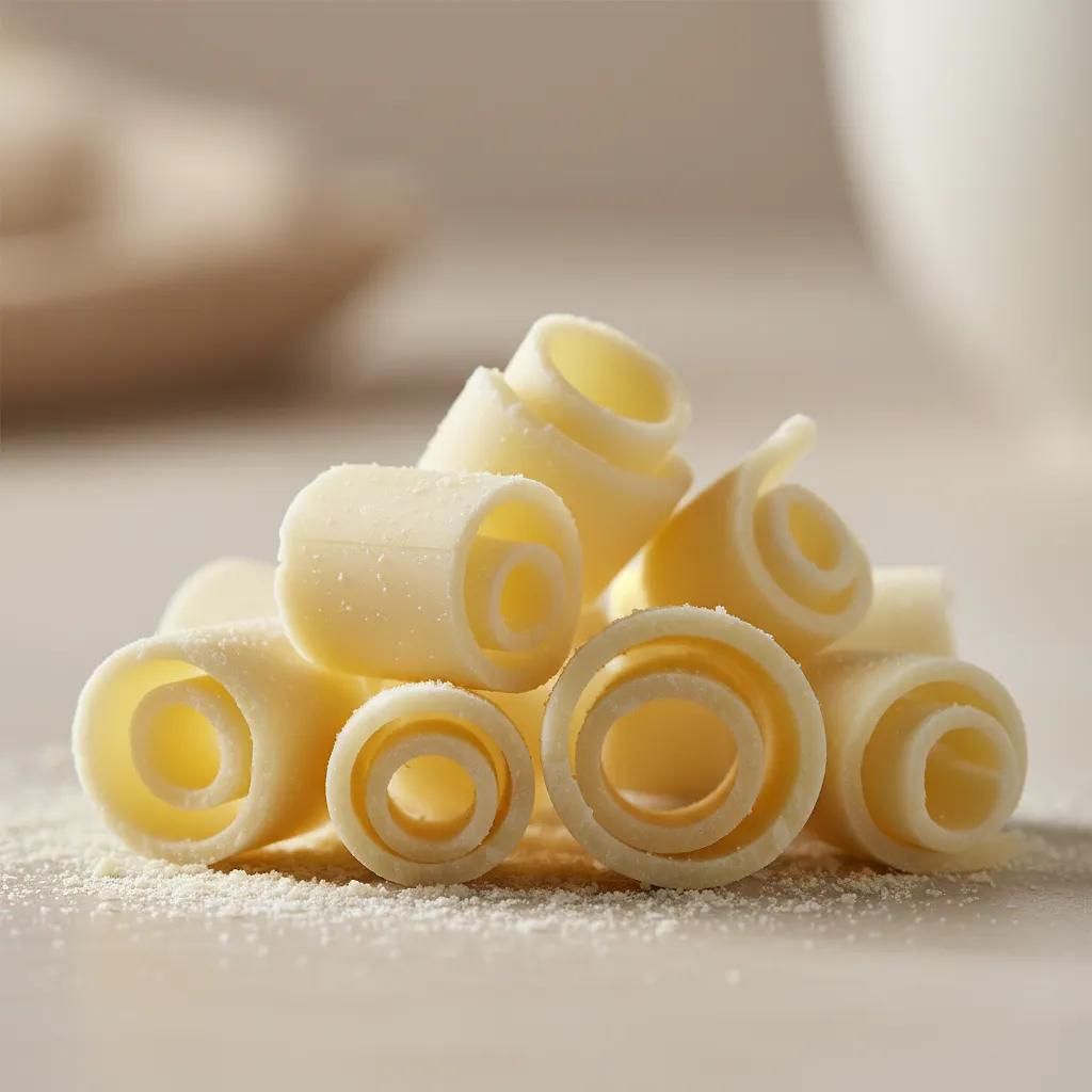 Wiórki białej czekolady