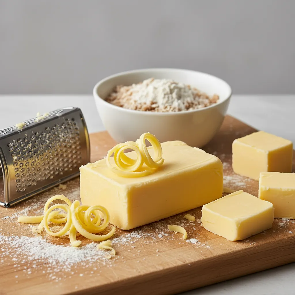 Cold butter (for the crumble)