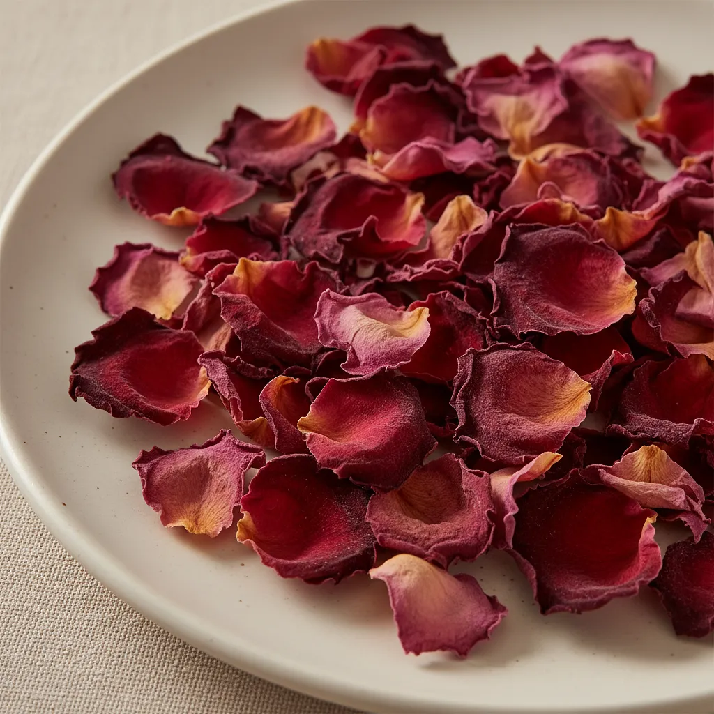Edible rose petals