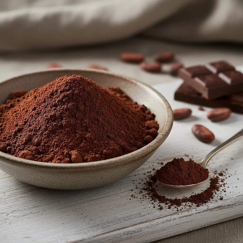 Dark cocoa (unsweetened)