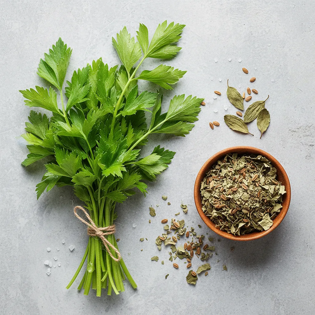 Lubczyk świeży lub suszony