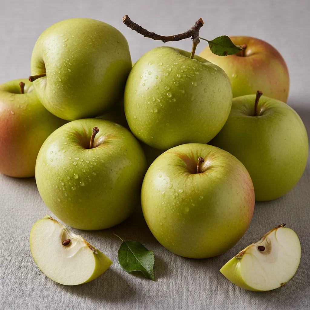 Apples (e.g. gray renet, antonovka)