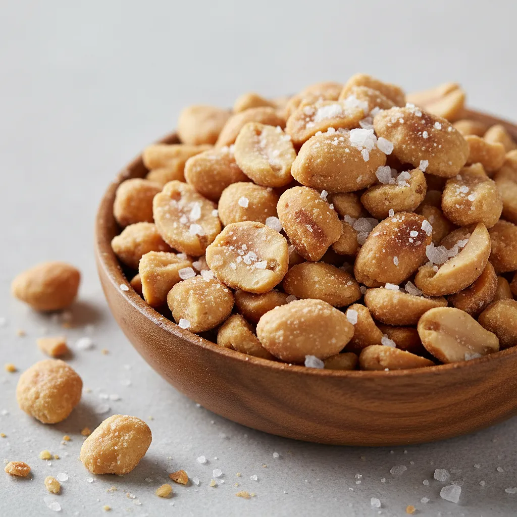 Salted peanuts