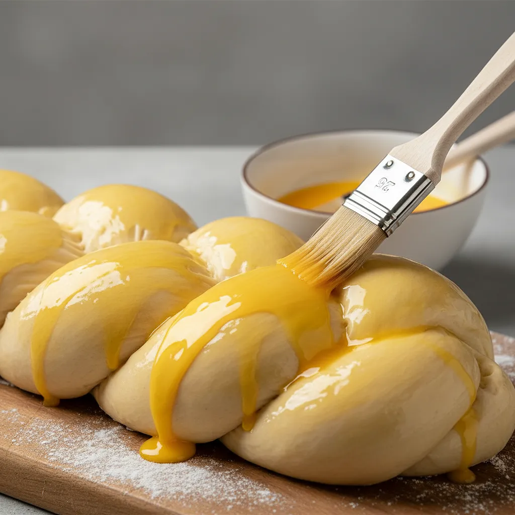 Egg yolk for brushing