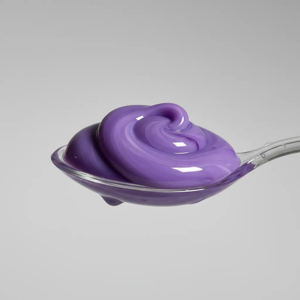Purple gel food coloring