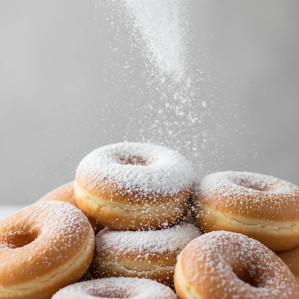 Powdered sugar for decoration