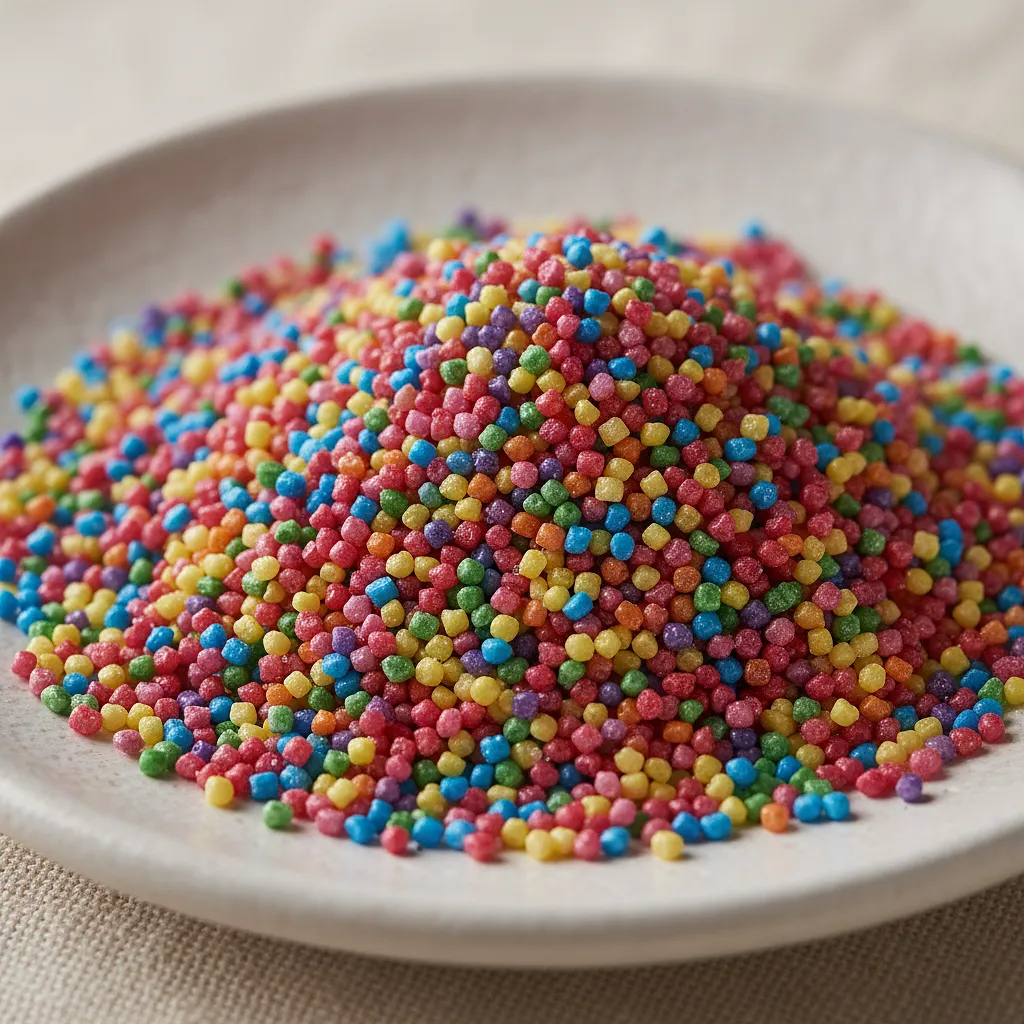 Colorful sugar sprinkles