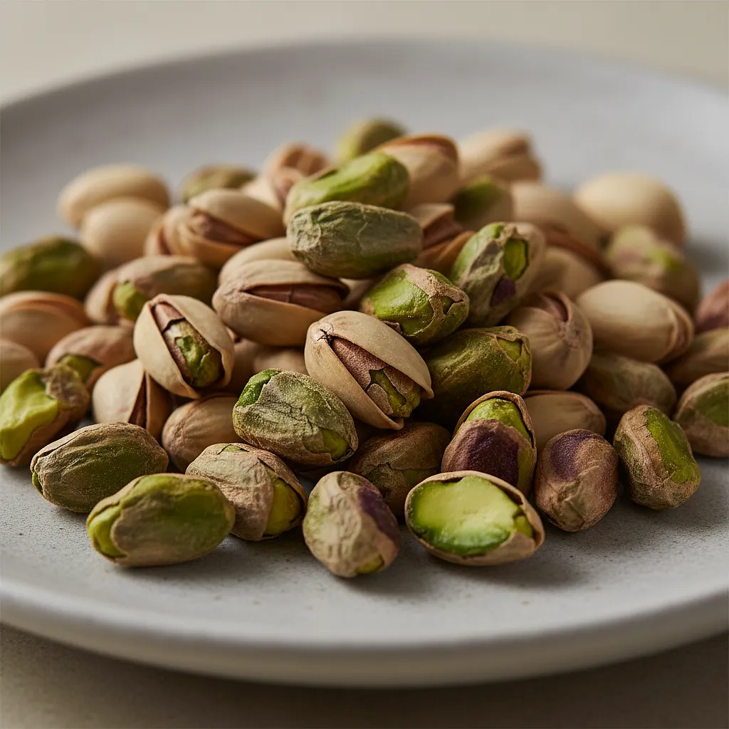 Unsalted pistachios for sprinkling