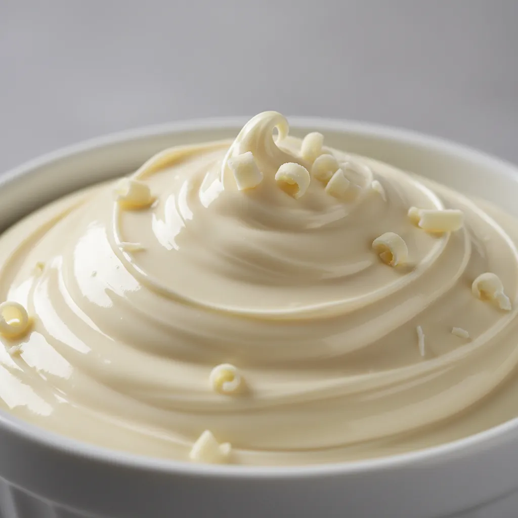 White chocolate for coating