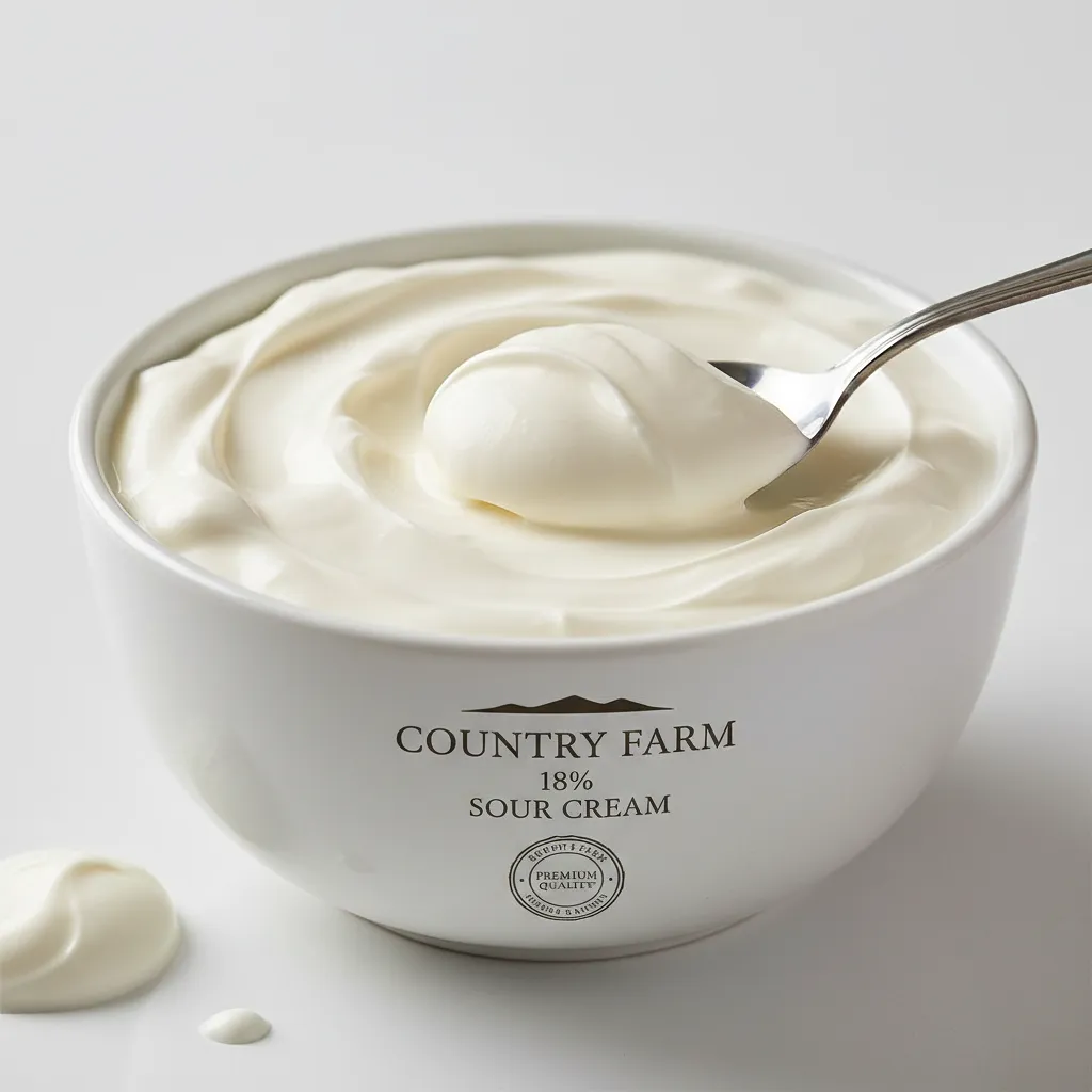 Thick sour cream 18%