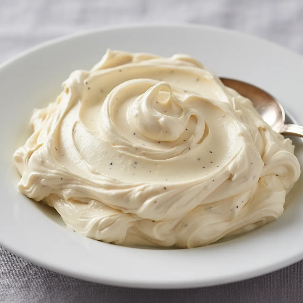 Vanilla homogenized cheese