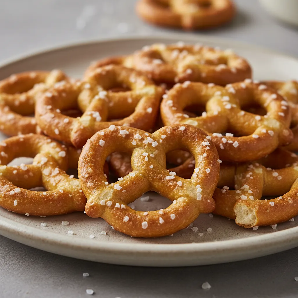 Salted pretzels