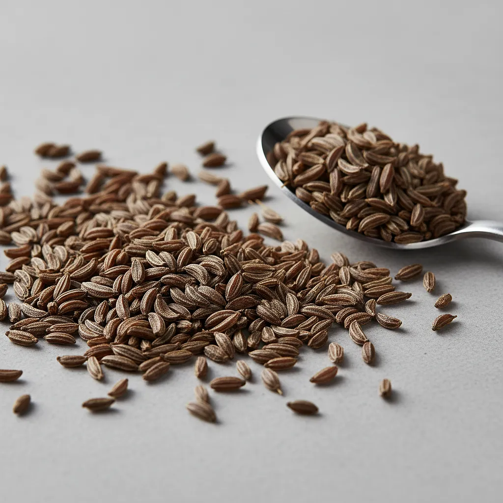 Whole caraway seeds