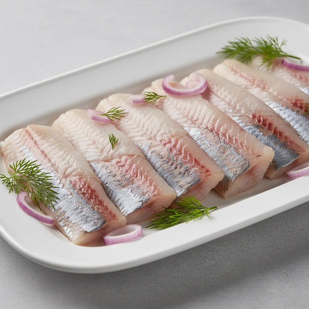 Matias-style herring fillets