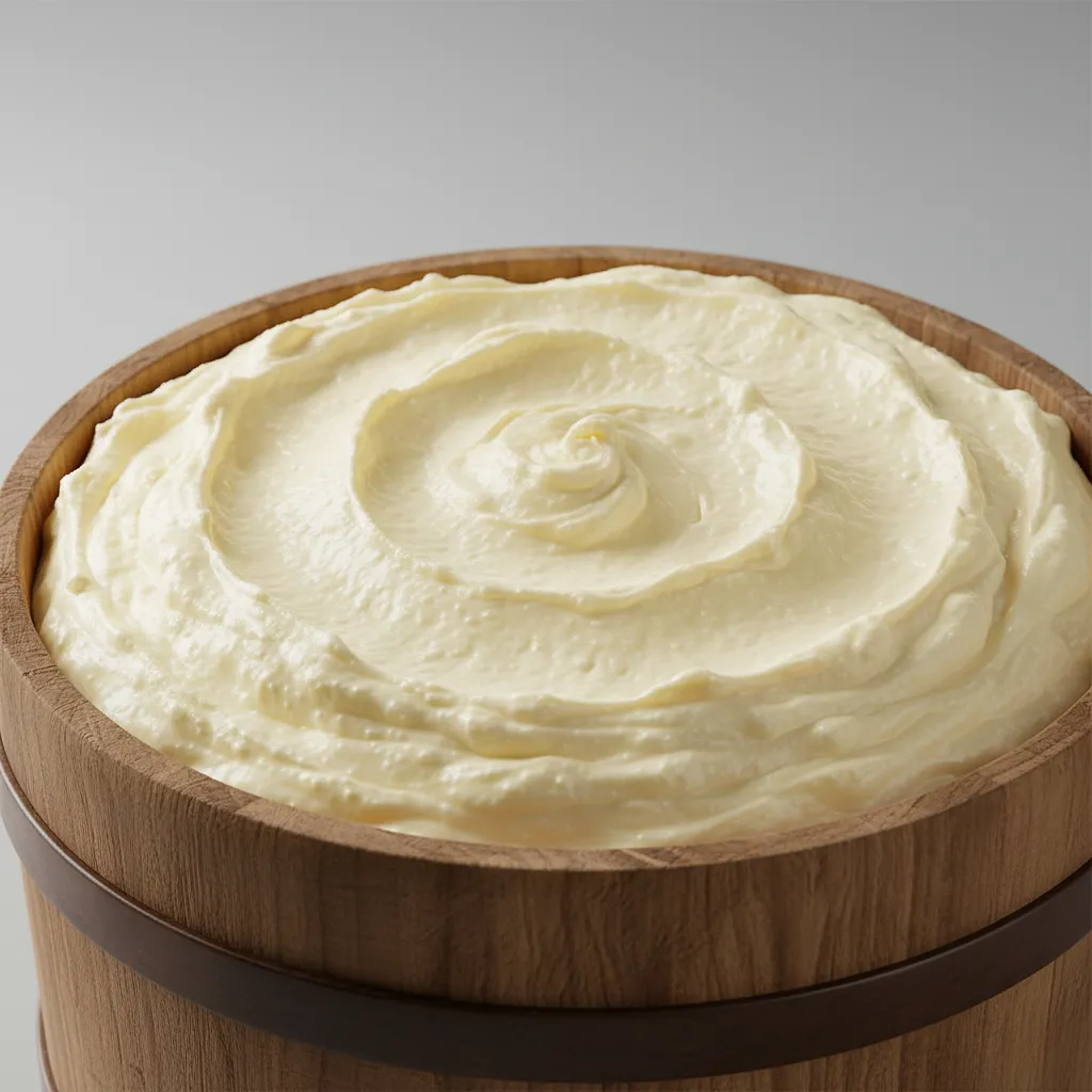 Triple-ground cheesecake curd