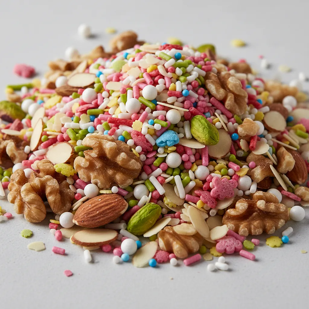 Sugar sprinkles or chopped nuts