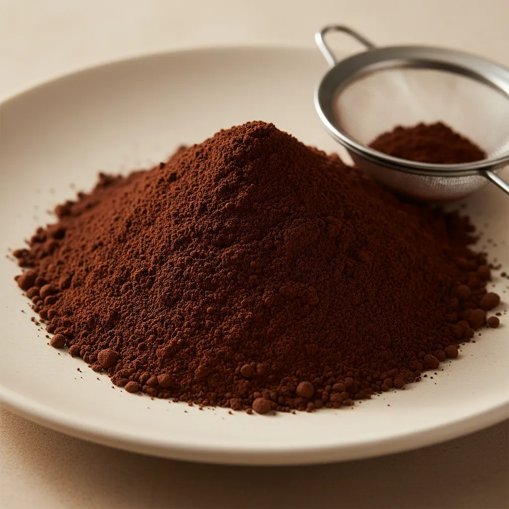Unsweetened dark cocoa