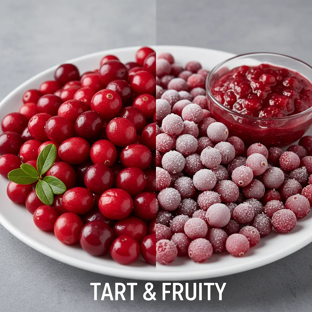 Fresh or frozen cranberries