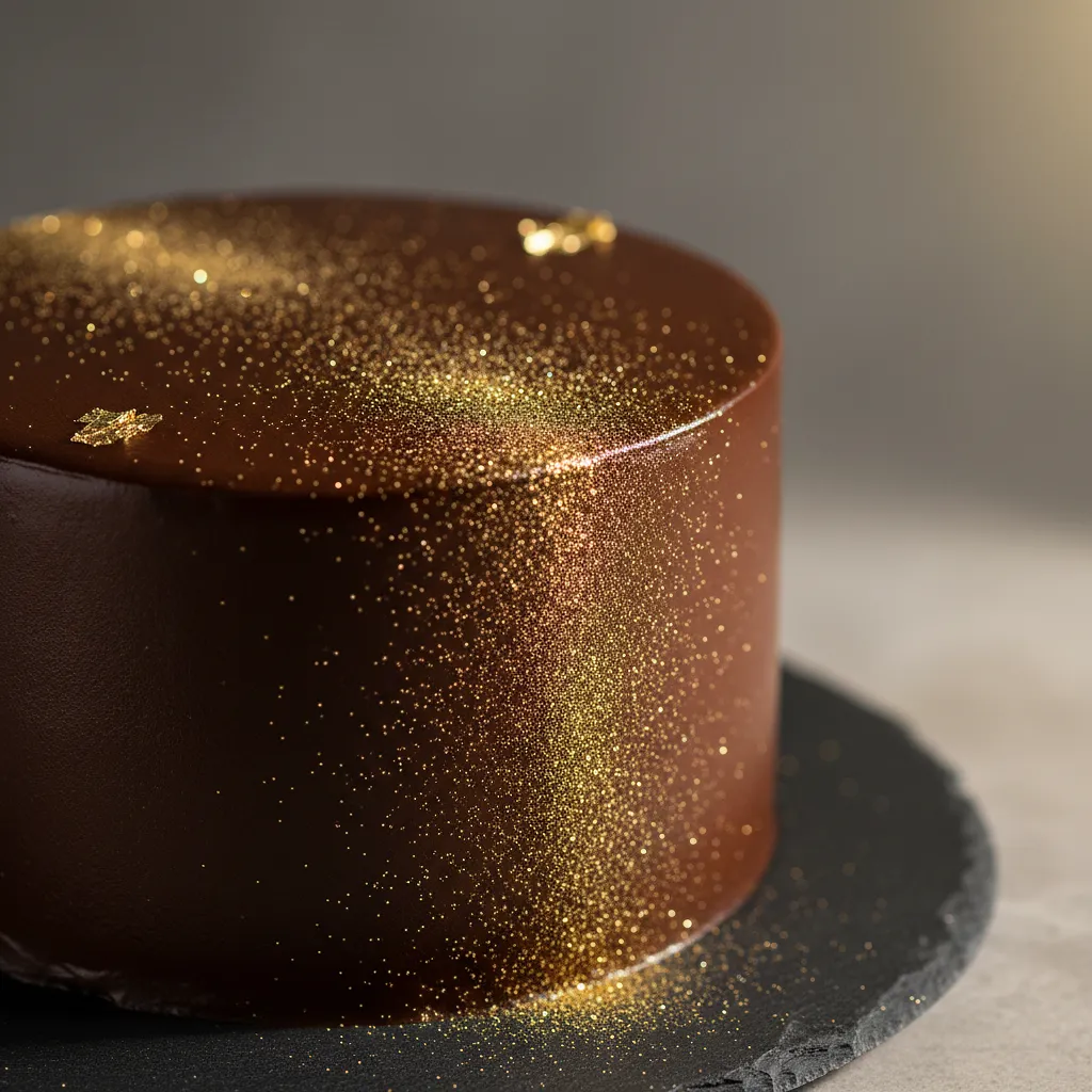 Edible gold glitter