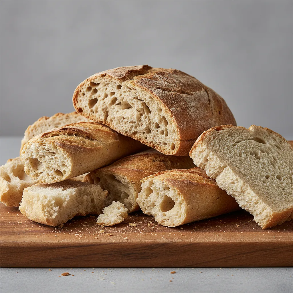 Czerstwe pieczywo (np. ciabatta)